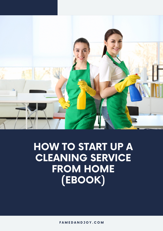 How To Start Up A Cleaning Service From Home (Ebook)